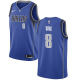 NBA Men Dallas Mavericks Blue #8 DING Jersey High Quality Name and Number Print