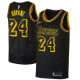 NBA Men Los Angeles Lakers Black #24 BRYANT Round Neck Jersey High Quality Name and Number Print
