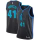 NBA Men Dallas Mavericks Black #41 NOWITZKI Jersey High Quality Name and Number Print