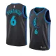 NBA Men Dallas Mavericks Black #6 PORZINGIS Jersey High Quality Name and Number Print