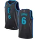 NBA Men Dallas Mavericks Black #6 JORDAN  Jersey High Quality Name and Number Print