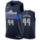 NBA Men Dallas Mavericks Dark Blue with Snow Mountain #44 JACKSON Jersey High Quality Name and Number Print