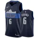 NBA Men Dallas Mavericks Dark Blue with Snow Mountain #6 PORZINGIS Jersey High Quality Name and Number Print