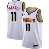 NBA Men Denver Nuggets White #11 MARRIS Jersey High Quality Name and Number Print