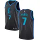 NBA Men Dallas Mavericks Black #7 POWELL Jersey High Quality Name and Number Print