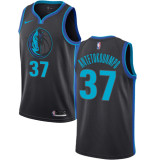NBA Men Dallas Mavericks Black #37 ANTETOKOUNMPO Jersey High Quality Name and Number Print