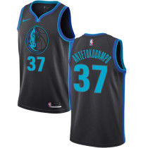 NBA Men Dallas Mavericks Black #37 ANTETOKOUNMPO Jersey High Quality Name and Number Print