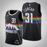 NBA Men Denver Nuggets Black City #31 CANCAR Jersey High Quality Name and Number Print