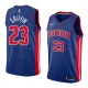 NBA Men Detroit Pistons Blue #23 GRIFFIN Jersey High Quality Name and Number Print