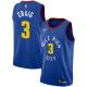 NBA Men Denver Nuggets Blue City #3 CRAIG Jersey High Quality Name and Number Print