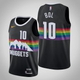 NBA Men Denver Nuggets Black City #10 BOL Jersey High Quality Name and Number Print
