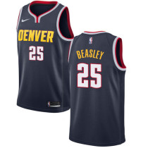 NBA Men Denver Nuggets Dark Blue #25 BEASLEY Jersey High Quality Name and Number Print
