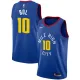 NBA Men Denver Nuggets Blue City #10 BOL Jersey High Quality Name and Number Print