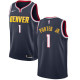 NBA Men Denver Nuggets Dark Blue #1 PORTER JR Jersey High Quality Name and Number Print