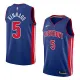 NBA Men Detroit Pistons Blue #5 KENNARD Jersey High Quality Name and Number Print