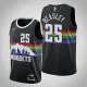NBA Men Denver Nuggets Black City #25 BEASLEY Jersey High Quality Name and Number Print