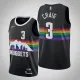 NBA Men Denver Nuggets Black City #3 CRAIG Jersey High Quality Name and Number Print