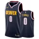 NBA Men Denver Nuggets Dark Blue #0 THOMAS Jersey High Quality Name and Number Print
