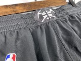 NBA Men Denver Nuggets Black City Pant Short High Quality Name and Number Print