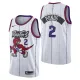 NBA Men Toronto Raptors Classical White #2 PONDS Jersey with Drangon High Quality Name and Number Print