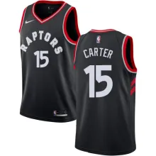NBA Men Toronto Raptors Black #15 CARTER Jersey High Quality Name and Number Print
