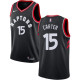 NBA Men Toronto Raptors Black #15 CARTER Jersey High Quality Name and Number Print