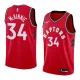 NBA Men Toronto Raptors Red #34 McKINNIE Jersey High Quality Name and Number Print