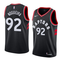 NBA Men Toronto Raptors Black #92 NOGUEIRA Jersey High Quality Name and Number Print