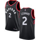NBA Men Toronto Raptors Black #2 LEONARD Jersey High Quality Name and Number Print