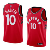 NBA Men Toronto Raptors Red #10 DeROZAN Jersey High Quality Name and Number Print
