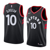 NBA Men Toronto Raptors Black #10 DeROZAN Jersey High Quality Name and Number Print