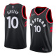NBA Men Toronto Raptors Black #10 DeROZAN Jersey High Quality Name and Number Print