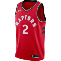 NBA Men Toronto Raptors Red #2 LEONARD Jersey High Quality Name and Number Print