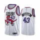 NBA Men Toronto Raptors Classical White #43 SIAKAM Jersey with Drangon High Quality Name and Number Print