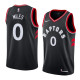 NBA Men Toronto Raptors Black #0 MILES Jersey High Quality Name and Number Print