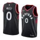 NBA Men Toronto Raptors Black #0 MILES Jersey High Quality Name and Number Print
