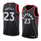 NBA Men Toronto Raptors Black #23 VANVLEET Jersey High Quality Name and Number Print