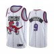 NBA Men Toronto Raptors Classical White #9 IBAKA Jersey with Drangon High Quality Name and Number Print