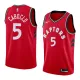 NBA Men Toronto Raptors Red #5 CABOCLO Jersey High Quality Name and Number Print