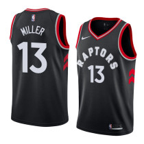 NBA Men Toronto Raptors Black #13 MILLER Jersey High Quality Name and Number Print