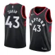 NBA Men Toronto Raptors Black #43 SIAKAM Jersey High Quality Name and Number Print