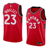 NBA Men Toronto Raptors Red #23 VANVLEET Jersey High Quality Name and Number Print