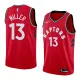NBA Men Toronto Raptors Red #13 MILLER Jersey High Quality Name and Number Print