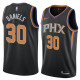 NBA Men Phoenix Suns Black #30 DANIELS Jersey High Quality Name and Number Print