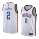 NBA Men Oklahoma City Thunder White #2 FELTON Jersey High Quality Name and Number Print