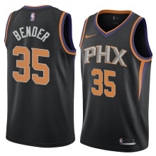 NBA Men Phoenix Suns Black #35 BENDER Jersey High Quality Name and Number Print
