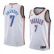 NBA Men Oklahoma City Thunder White #7 ANTHONY Jersey High Quality Name and Number Print