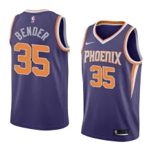 NBA Men Phoenix Suns Purple #35 BENDER Jersey High Quality Name and Number Print
