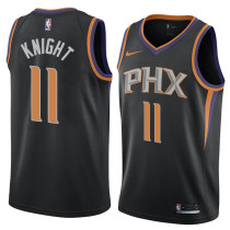 NBA Men Phoenix Suns Black #11 KNIGHT Jersey High Quality Name and Number Print