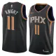 NBA Men Phoenix Suns Black #11 KNIGHT Jersey High Quality Name and Number Print